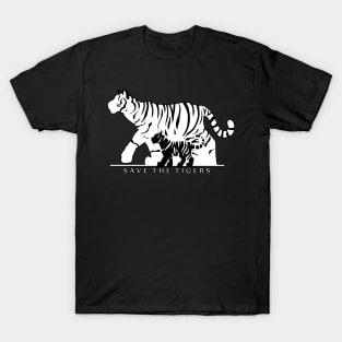 Save the Tigers (Black) T-Shirt